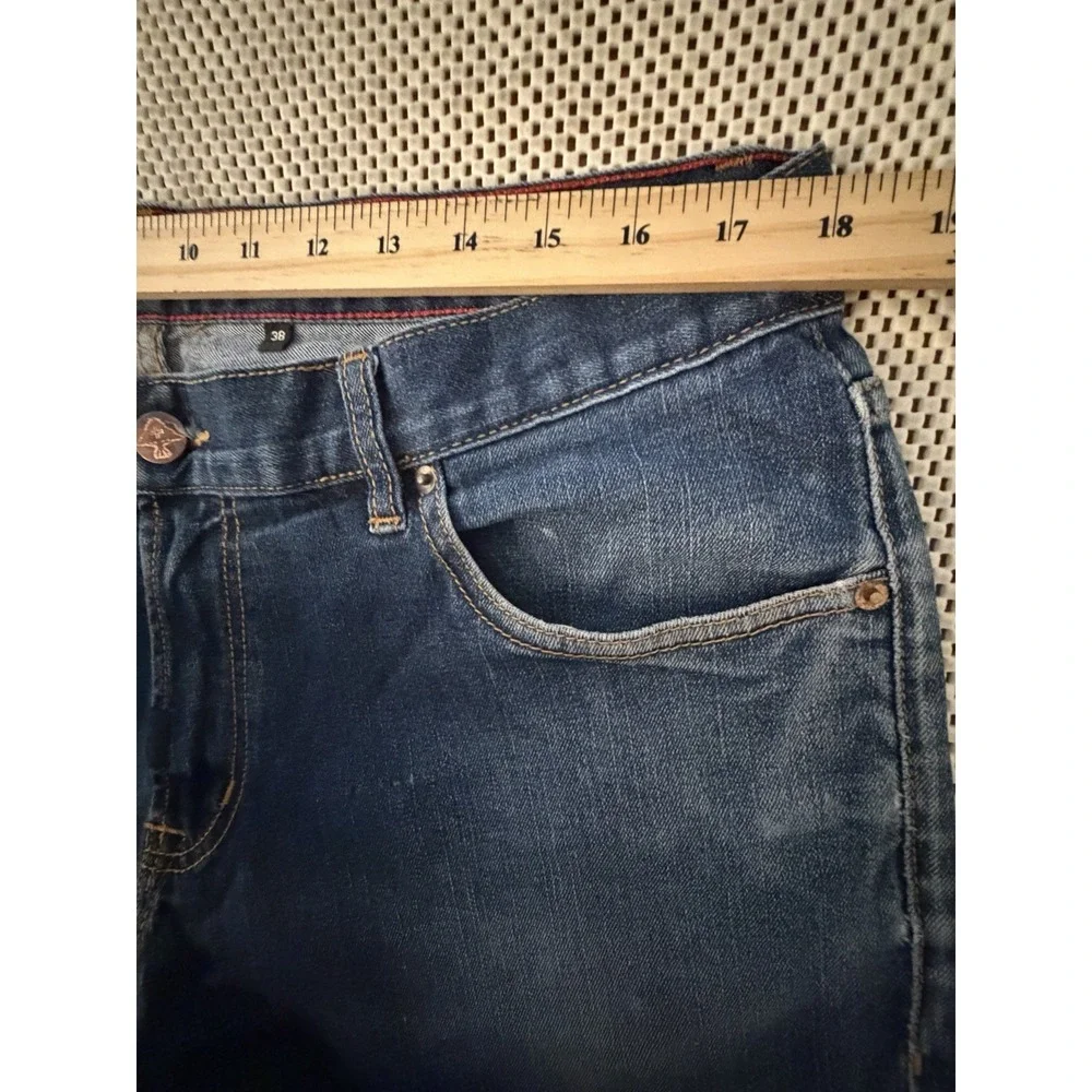 Lifted Research Group Jeans True Straight Leg Men Sz 38 Distressed 36x30 Actual